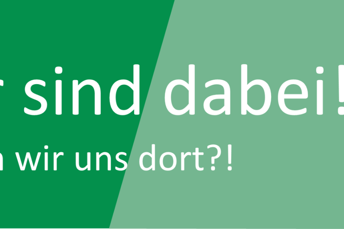 wir sind dabei